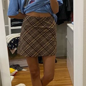 Princess Polly Plaid Mini Skirt